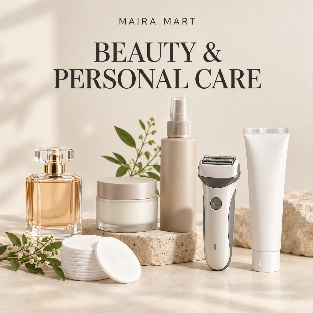 Maira Mart Beauty & Personal Care category poster