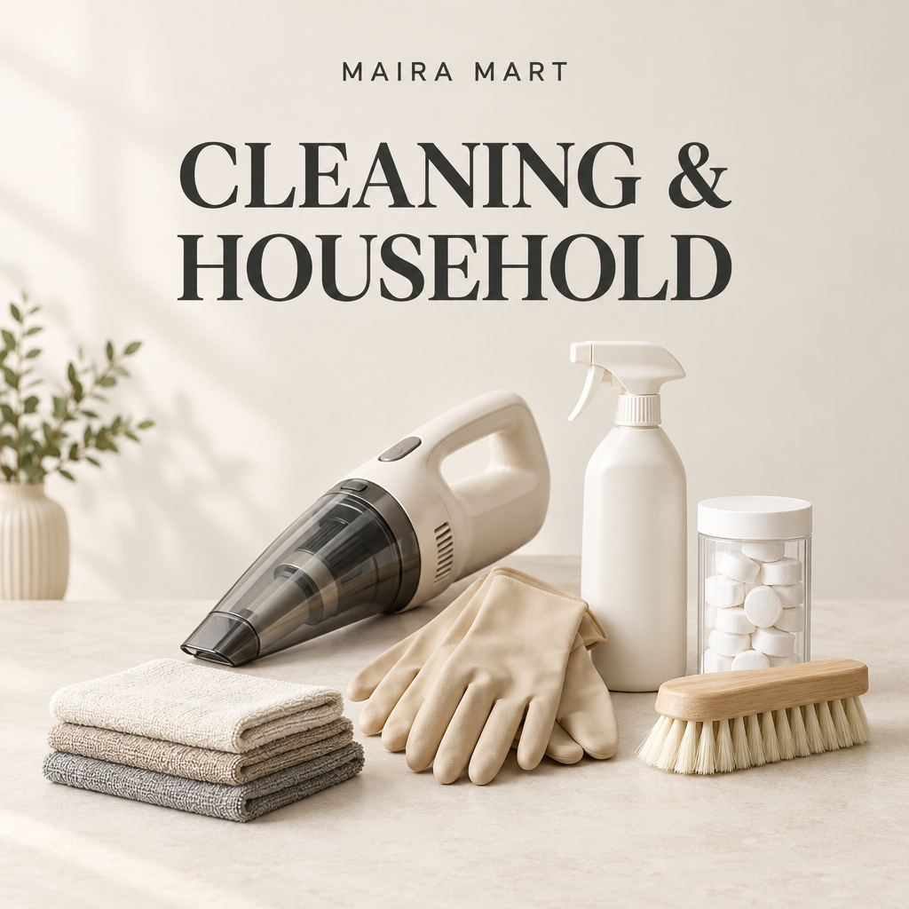 Maira Mart Cleaning & Household category poster